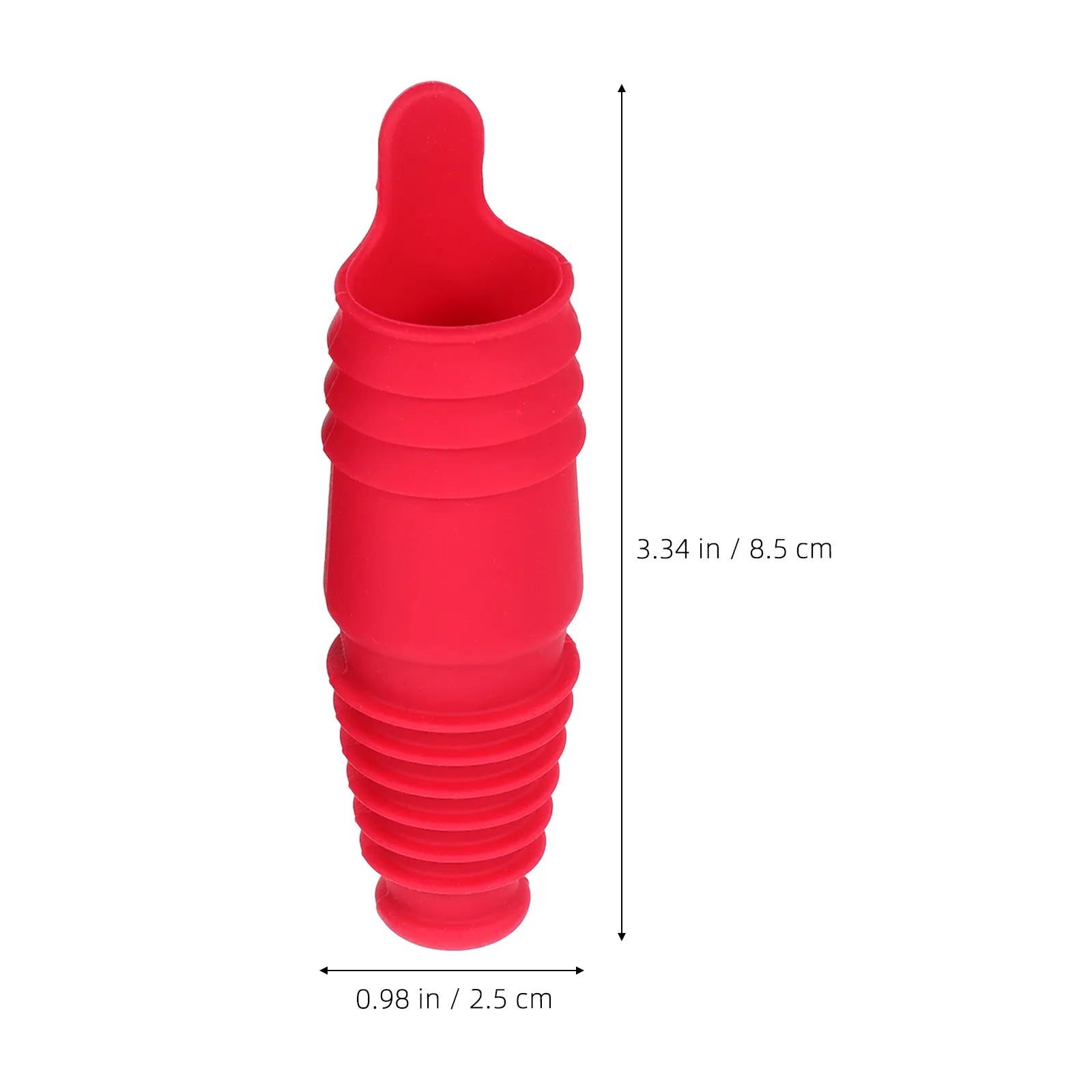 4Pcs Silicone Wine Stoppers for Glass Bottles Airtight Freshness Leakproof Cork Alternative for Wine Beer Soda Bottle