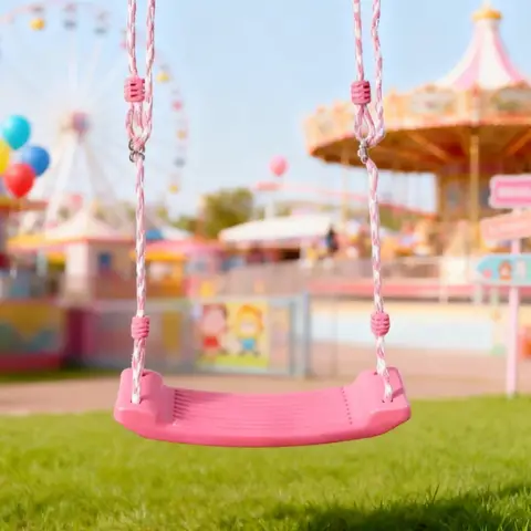 Children's Swing Toys Children's Outdoor Game Toys Garden Swing Durable Kids Hanging Toys with Adjustable Ropes Rainbow Swings