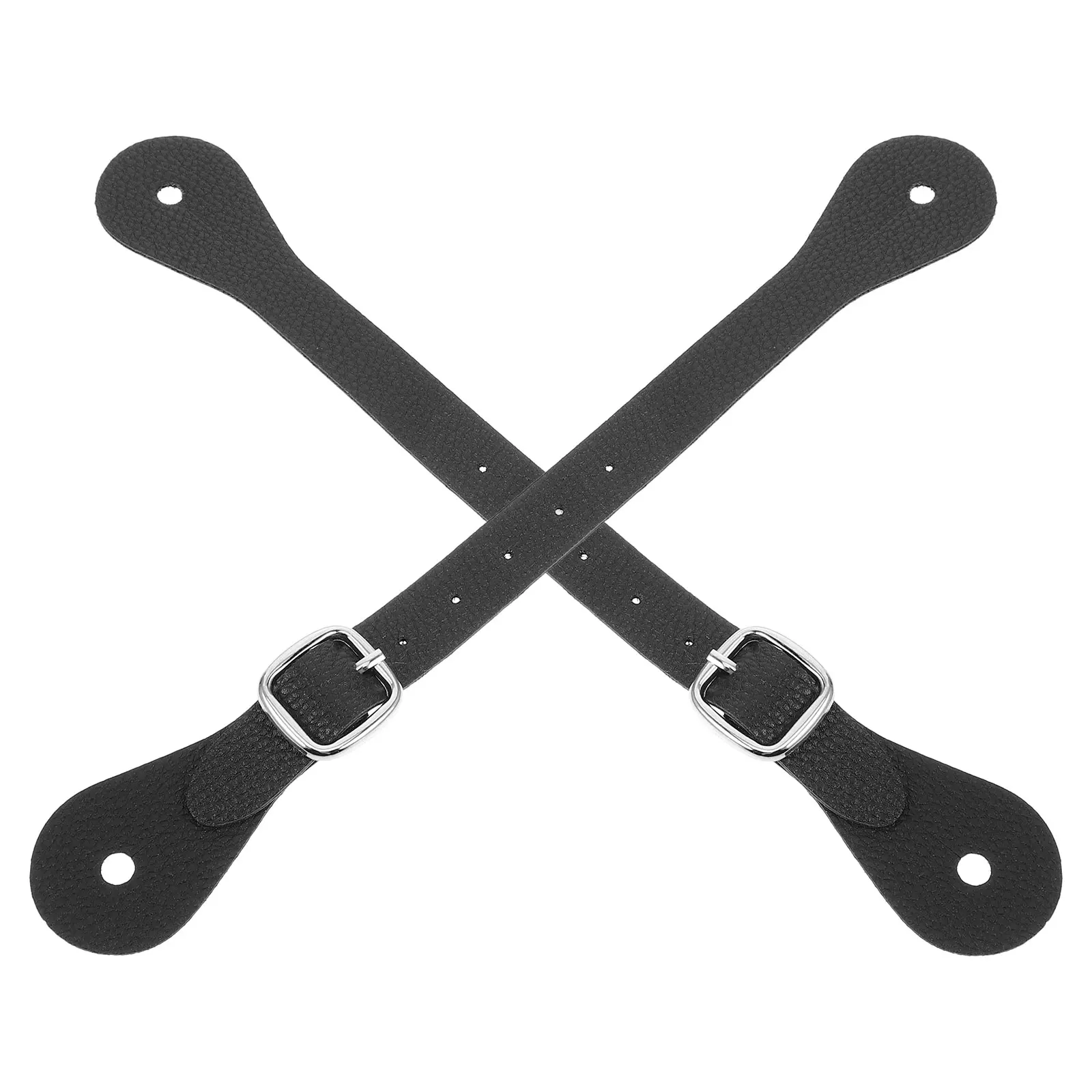 2 قطعة حفز الأشرطة ركوب الخيل قابل للتعديل بولي Boot الأشرطة ل الفخذ أحذية عالية خمر النمط الغربي ركوب والعتاد الملحقات