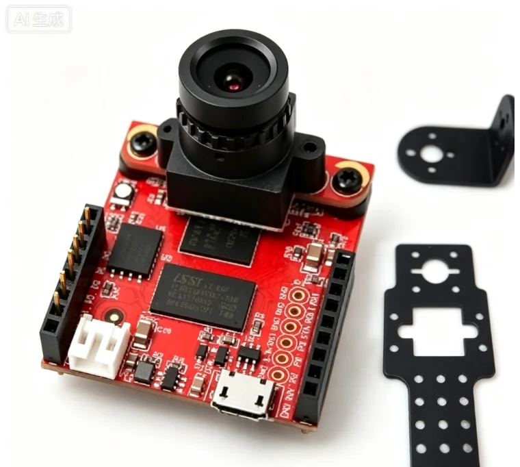 H7 Plus Smart Vision Camera Module AI Tracking Gimbal Robotic Arm Camera K210 Machine Learning Image Recognition Development Kit