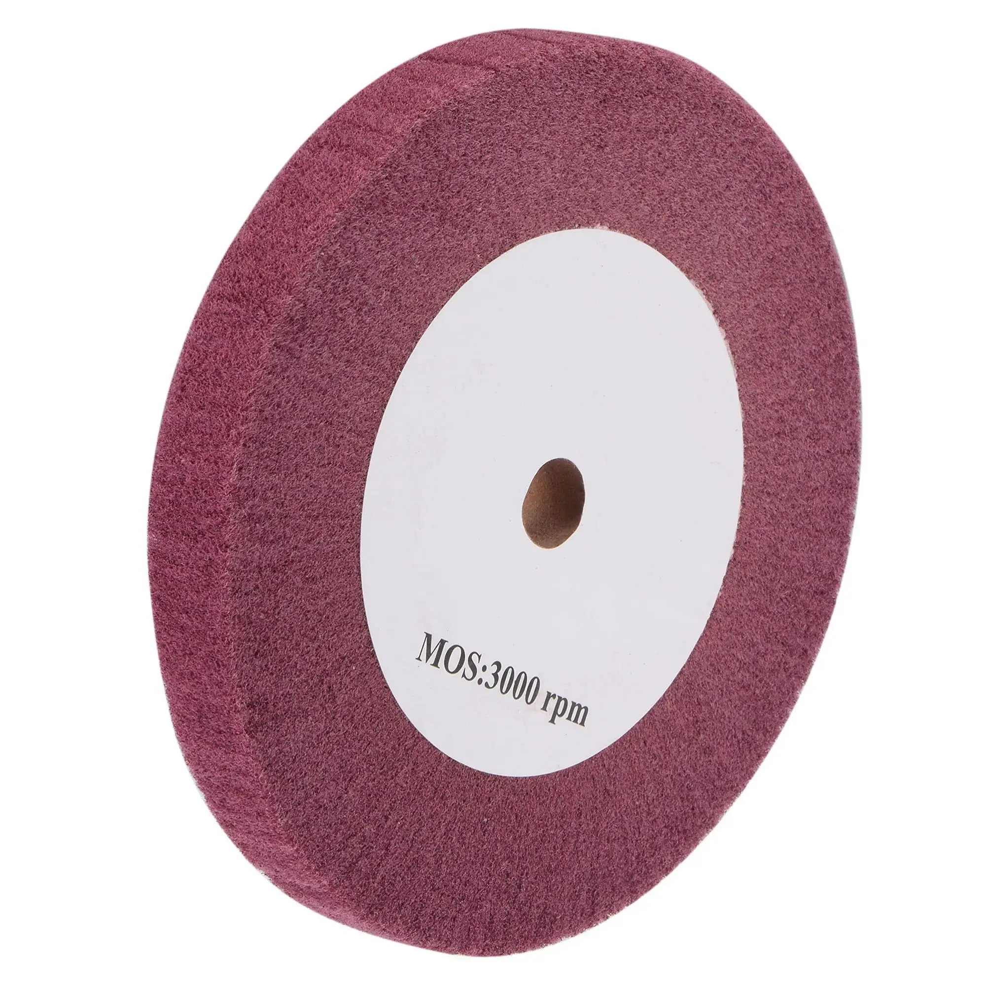 200mm x 25mm 180 ruote per molatura e lucidatura in fibra di Nylon a grana ruote per spazzolatura in acciaio inossidabile per metallo in acciaio inossidabile
