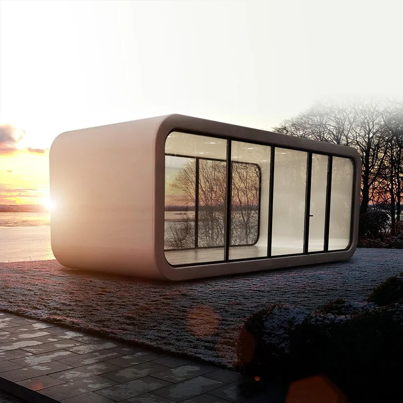 Modern Prefabricated Steel Homes Tiny Capsule Houses for Commercial Space and Villas Factory Price Good Quality