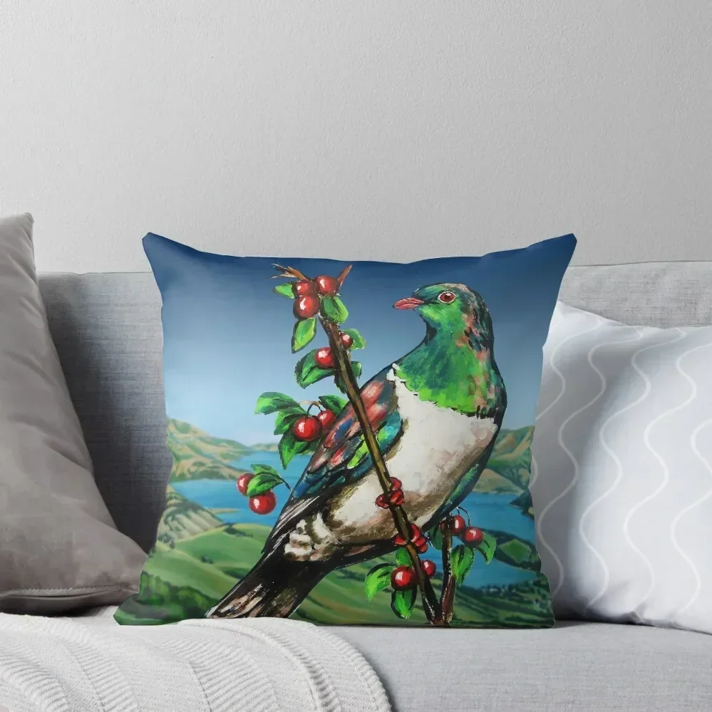 Kereru of Aotearoa, New Zealand Throw Pillow Decorative Cushion Custom Cushion christmas pillowcases pillow