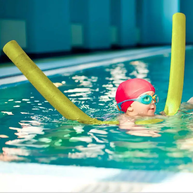 Criança piscina espuma macarrão forte flutuabilidade piscina flutuador de água vara macarrão natação flutuador ajuda para piscina acessórios