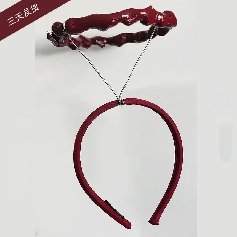 23CM Makima Halo Anime Kettensäge Mann Cosplay Perücke DokiDoki Kettensäge Mann Makima Cosplay Requisiten Haar Band Kopfbedeckungen Cosplay Requisiten