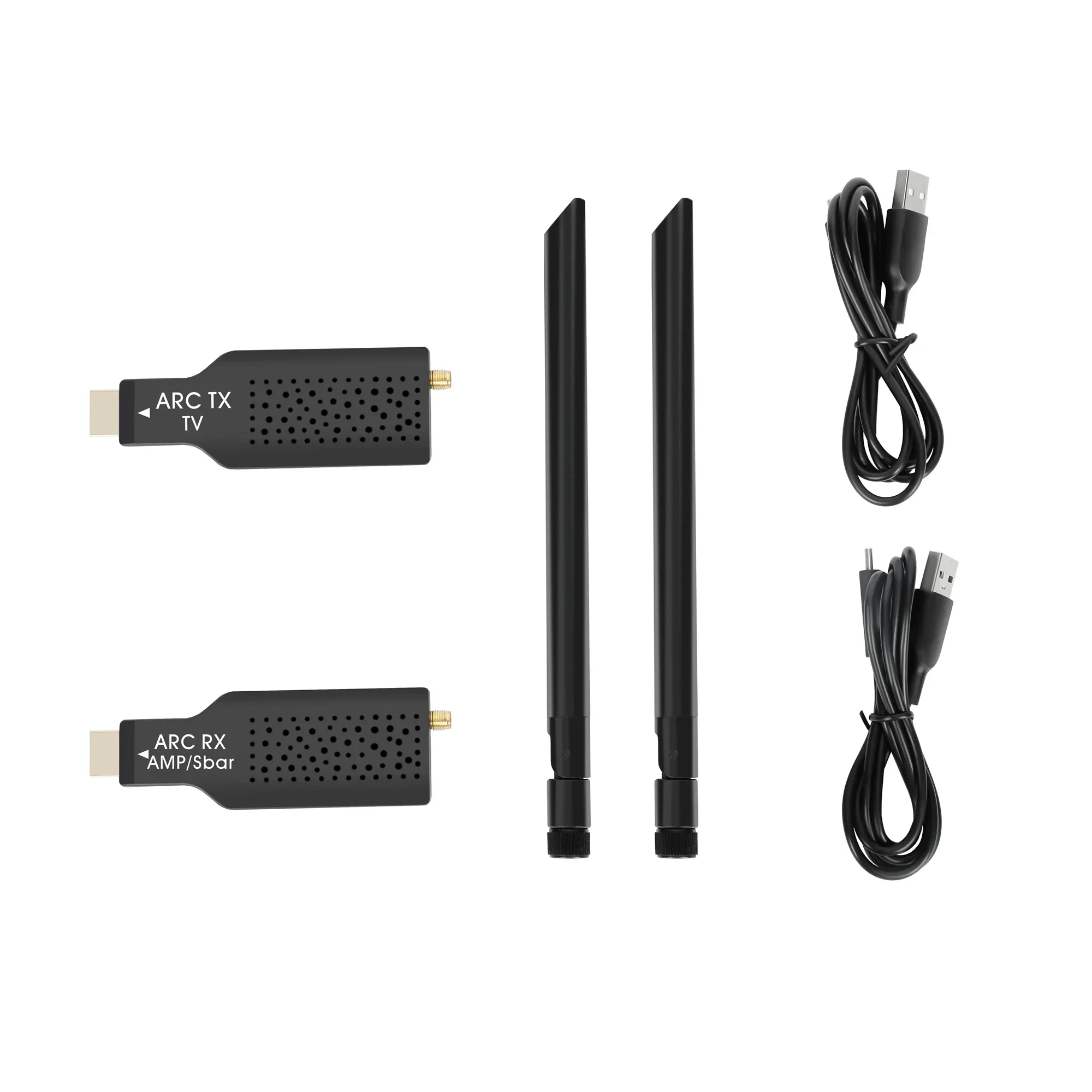 Transmetteur et récepteur Audio ARC sans fil 2.4G 50m, adaptateur d'extension Audio HDMI ARC pour amplificateur de puissance TV ARC, barre de son, haut-parleur