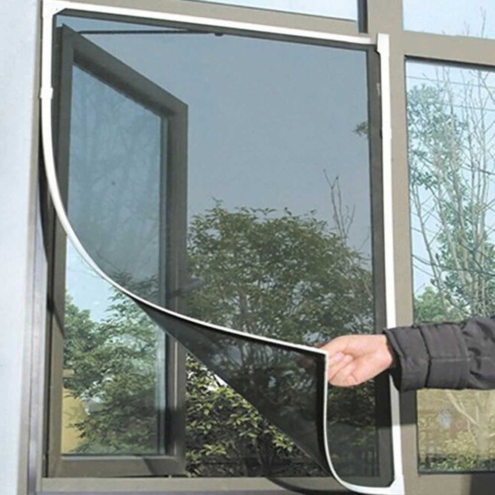 1PC Window Mosquito-Proof Screen, Window Mesh, Invisible Sand Window, Household Self-Adhesive Door Curtain Window