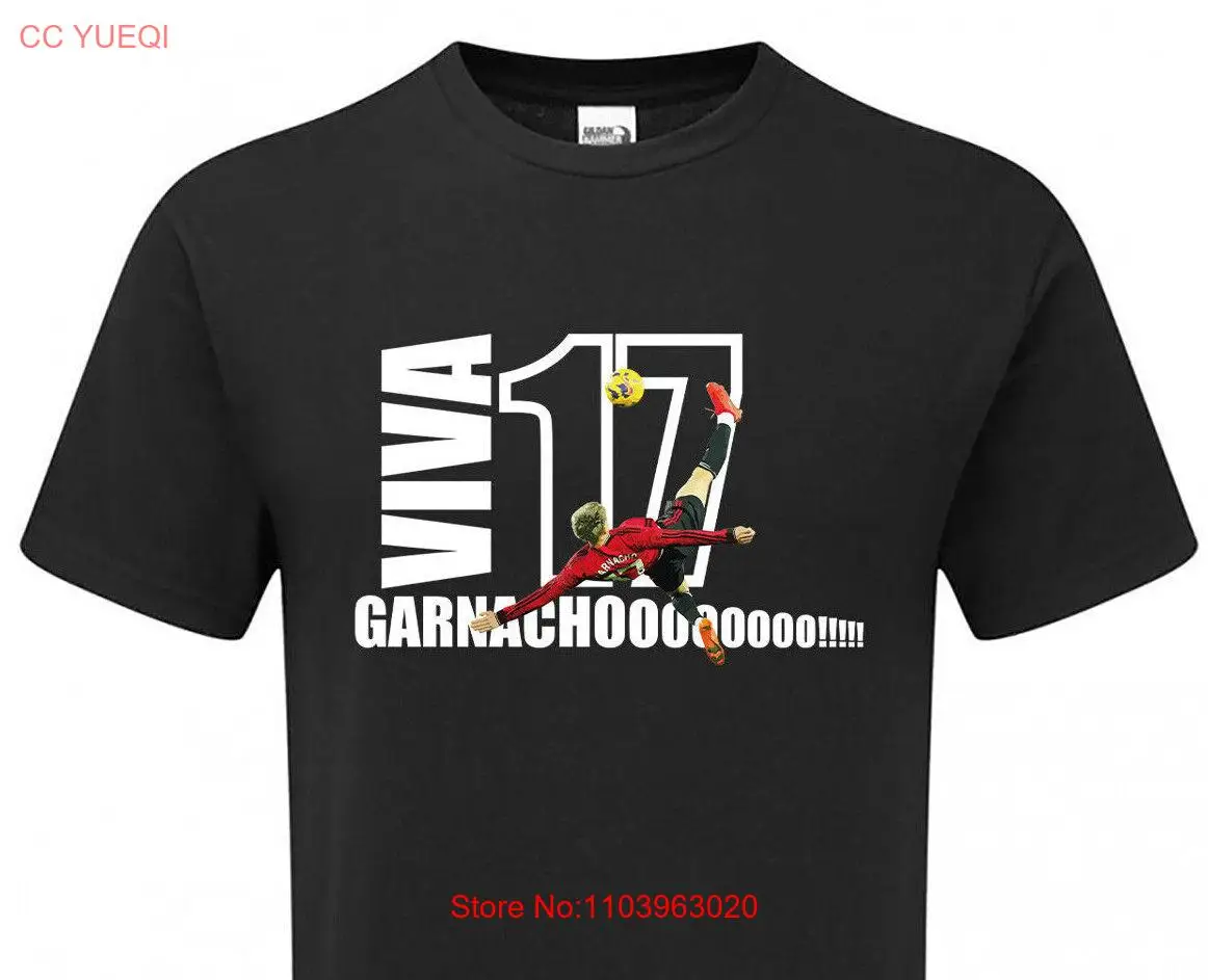 VIVA Garnacho! Bicycle Kick Tshirt Mens Womens Fanmade Merchandise Alejandro 17