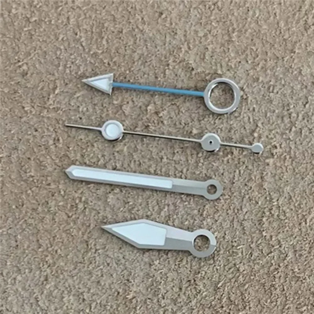 13 مللي متر ساعة الأيدي الأخضر مضيئة الأيدي GMT مؤشرات ل NH34 NH35/36/4R/7S حركة الرجال ساعة أجزاء جديد DIY بها بنفسك