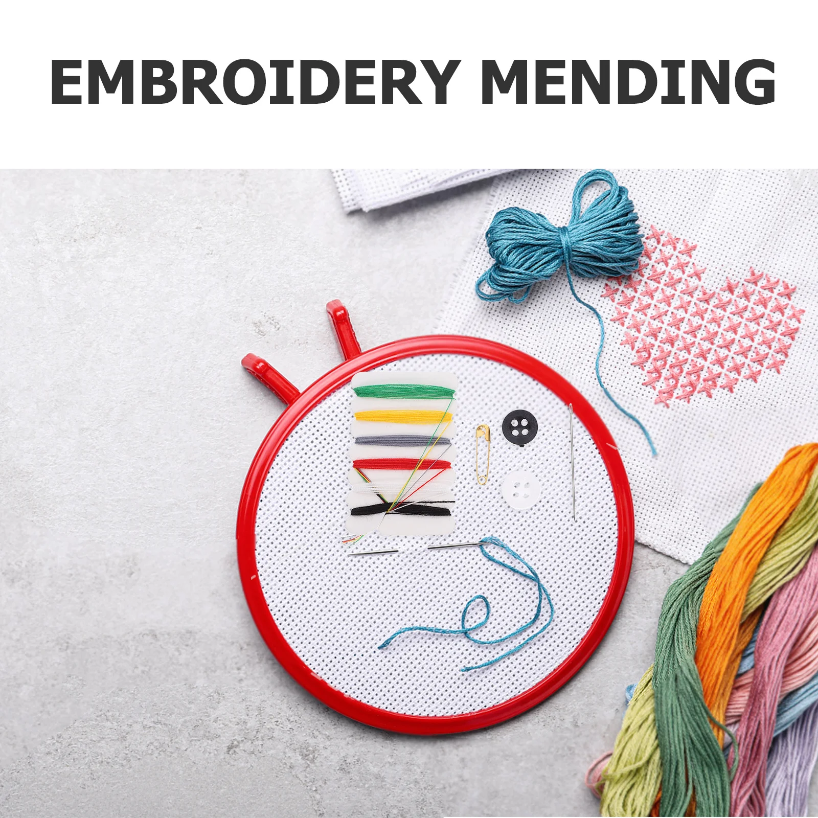 

100Packs Needle Thread Kit Compact Sewing Set for Home Travel Emergency Repairs Portable Sewing Supplies for Beginners Pros