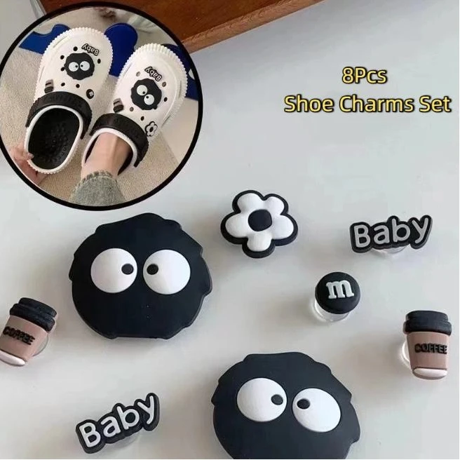 

New Style Girly Cartoon Cute DIY Hole Shoes Accessories Creative Detachable Shoe Flower Shoe Buckle Shoe Decoration