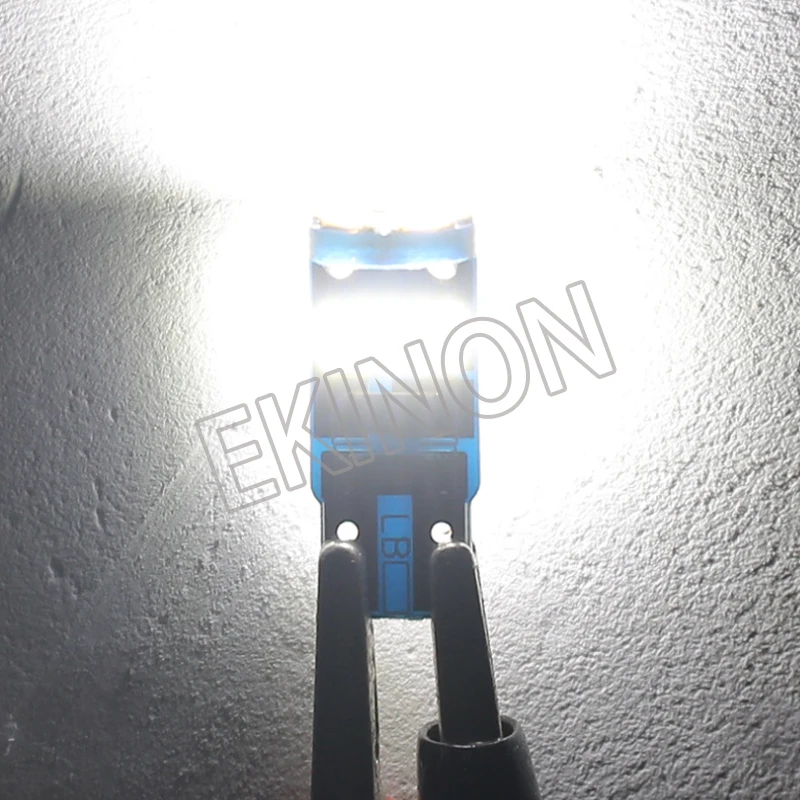 100 قطعة T10 W5W 194 168 سيارة LED التخليص الباب القراءة أضواء خلفية لمبة السيارات مصباح داخلي 15SMD 4014 الأبيض الجليد الأزرق DC12V