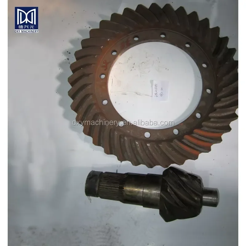 37/8 Bevel Gear Crown and Pinion Gear 75201865 for ZL50G Loader