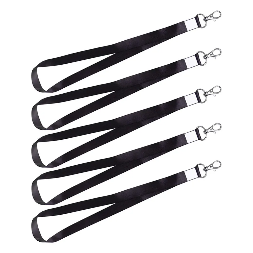 5 قطعة اسهم الرقبة الثقيلة قابل للتعديل الانفصال شارة حامل انفصال مشبك لمفاتيح الهوية بطاقات الرقبة الحبل