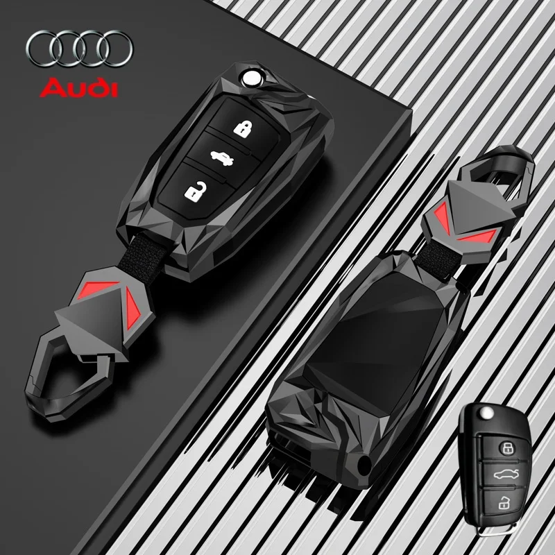 

New Fit for Audi Key Bag Ring Buckle Cover Case A4 B7 A6 C6 4F 8V A3 8P A1 C5 Q3 Q2 Q7 Tt Tts R8 S3 S6 Rs3 Rs6 8L