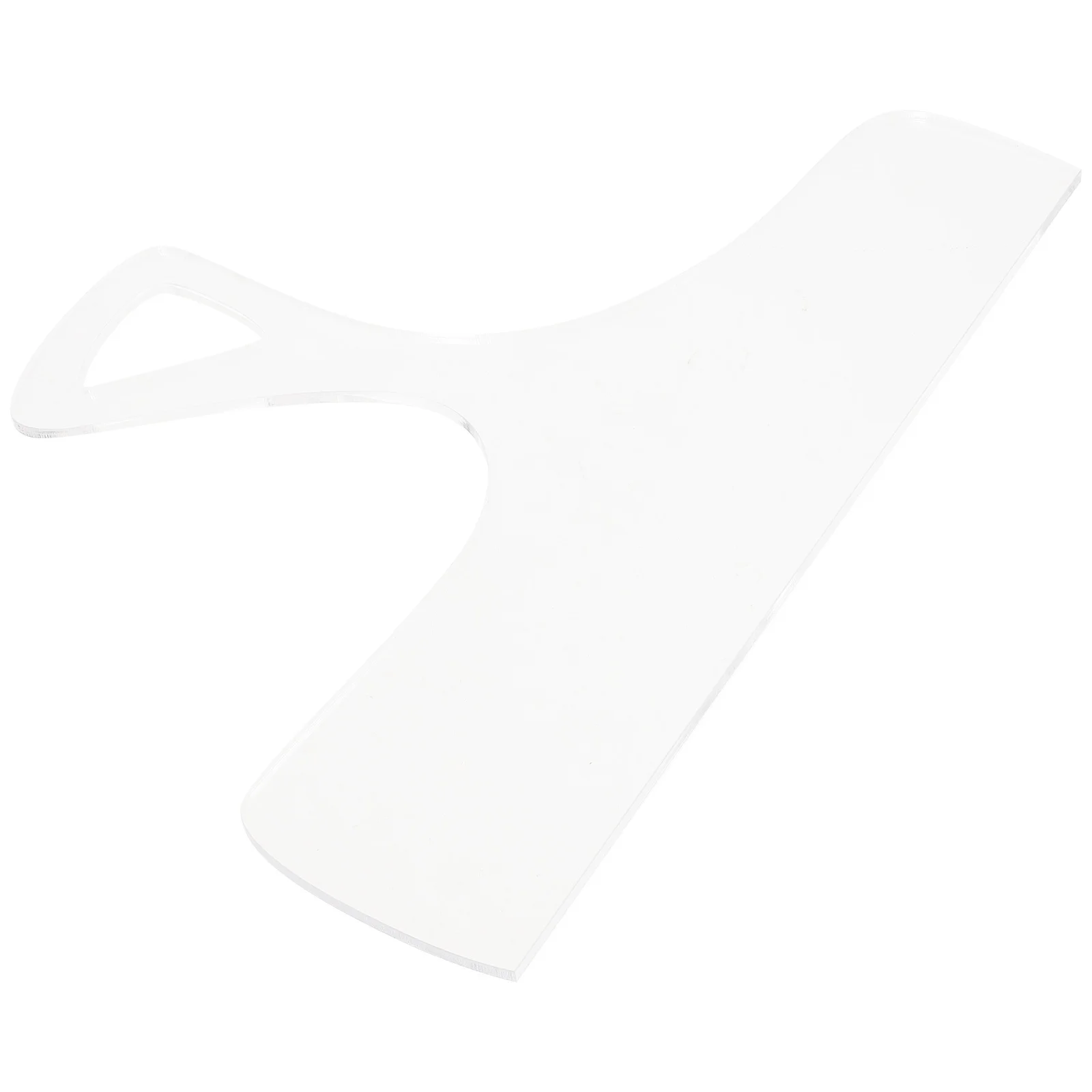 1 قطعة مقبض لوح التقطيع قالب قابلة لإعادة الاستخدام الاكريليك واضح الاستنسل لألواح الفحم النجارة صنع أداة الاستخدام المنزلي