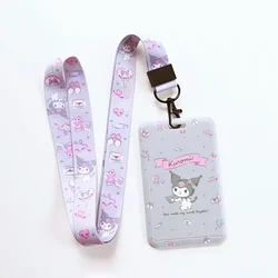 Sanrio Hello Kitty Kulomi Student Campus Kaarthouder Kraag Cartoon Pvc Kaarthouder Lijst Id Beschermhoes Meisje Cadeau