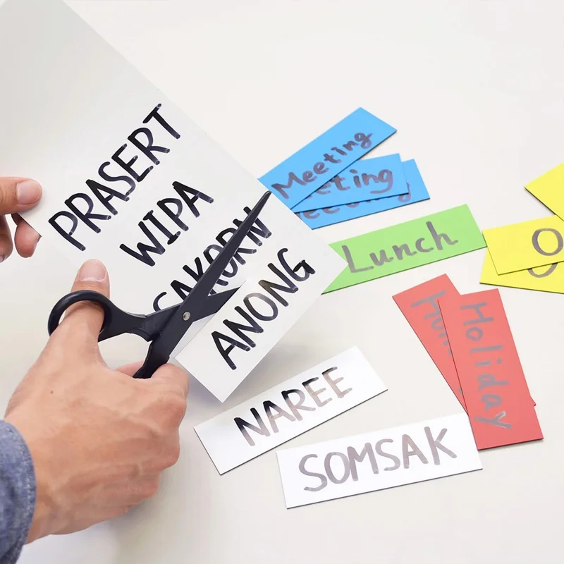 صفائح مغناطيسية بحجم A4 باللون الأبيض مقاس 8.3 × 11.7 بوصة، 5 أوراق، صفائح مغناطيسية من الفينيل المرنة، صفائح فينيل للحرف اليدوية اليدوية