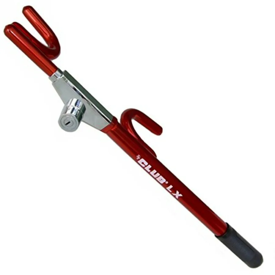 

Steering Wheel Lock Red Large for Club 1100 LX Series Car Security