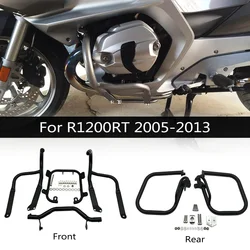 For BMW R1200RT Front&Rear Engine Guard Highway Freeway Crash Bar Fuel Tank Protector R1200 RT R 1200 RT 2005-2013 Motorcycle