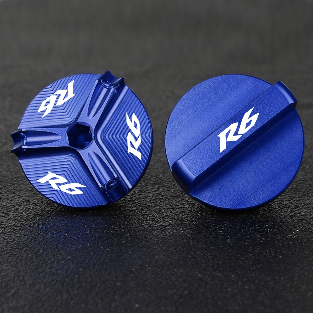 For Yamaha YZF-R6 YZF R6 YZFR6 1999-2016 2017 2018 2019 2020 2021 2022 2023 Motorcycle Engine Oil Filter Cup Plug Cover Screw 