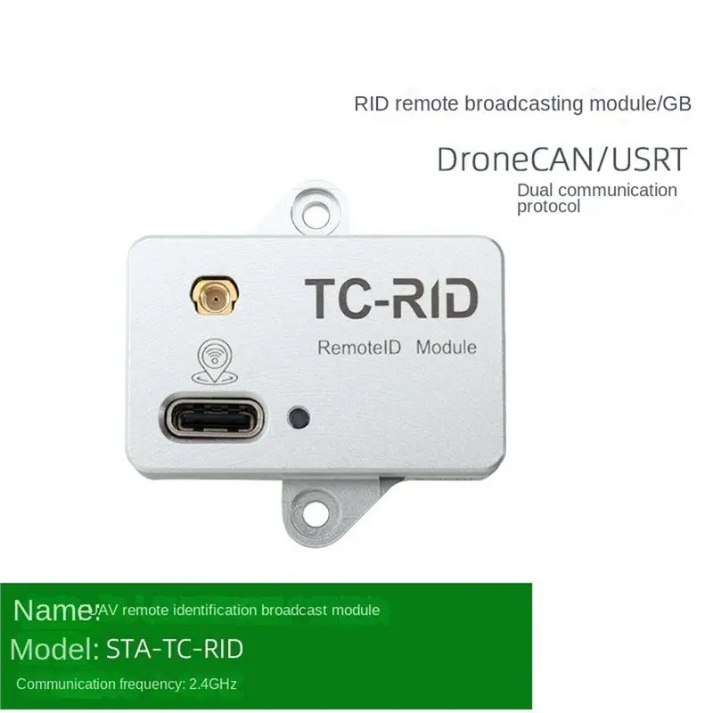 ABGI-TC-RID Drohnen-Fern-ID-Broadcast-Modul für UAV-Flugsteuerungen unterstützt Dronecan USRT-Seriellen Anschluss – Detail 7