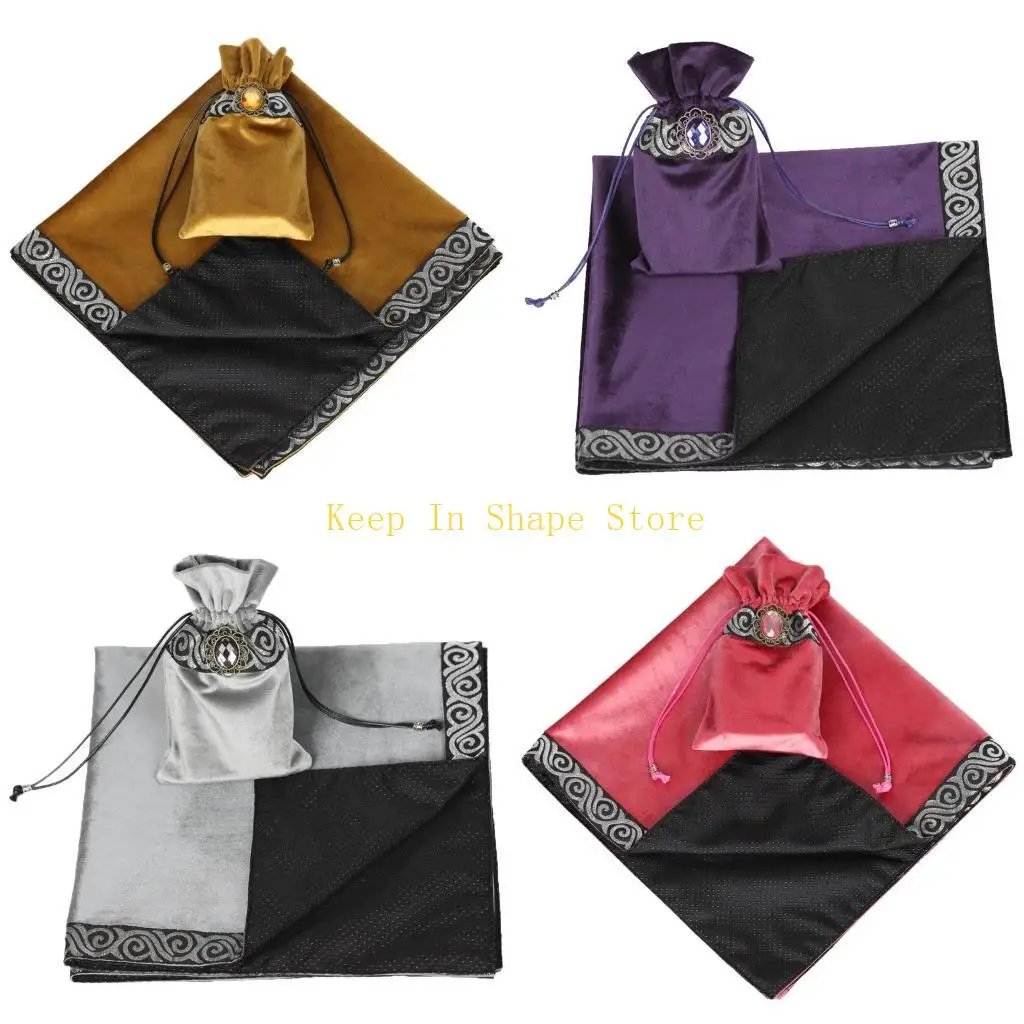 

U1jc гадовать табличка с метафизическим алтарем -тканью бархатной таронкой для w/ po