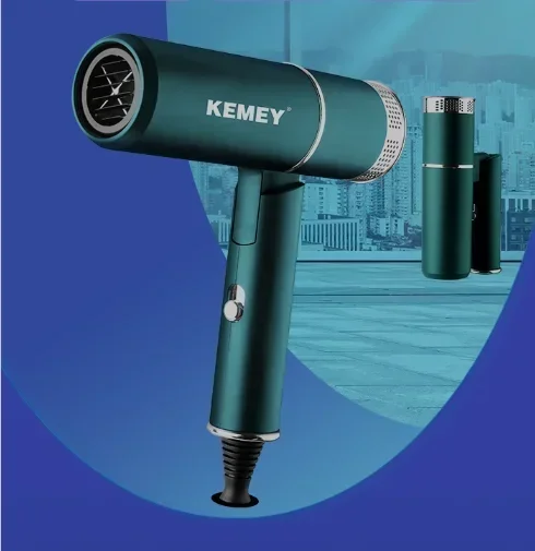 KEMEI KM-9825 Suszarka do włosów Profesjonalny salon stylizacji Jasnozielona Elektryczna suszarka do włosów Secador De Cabelo Profissional