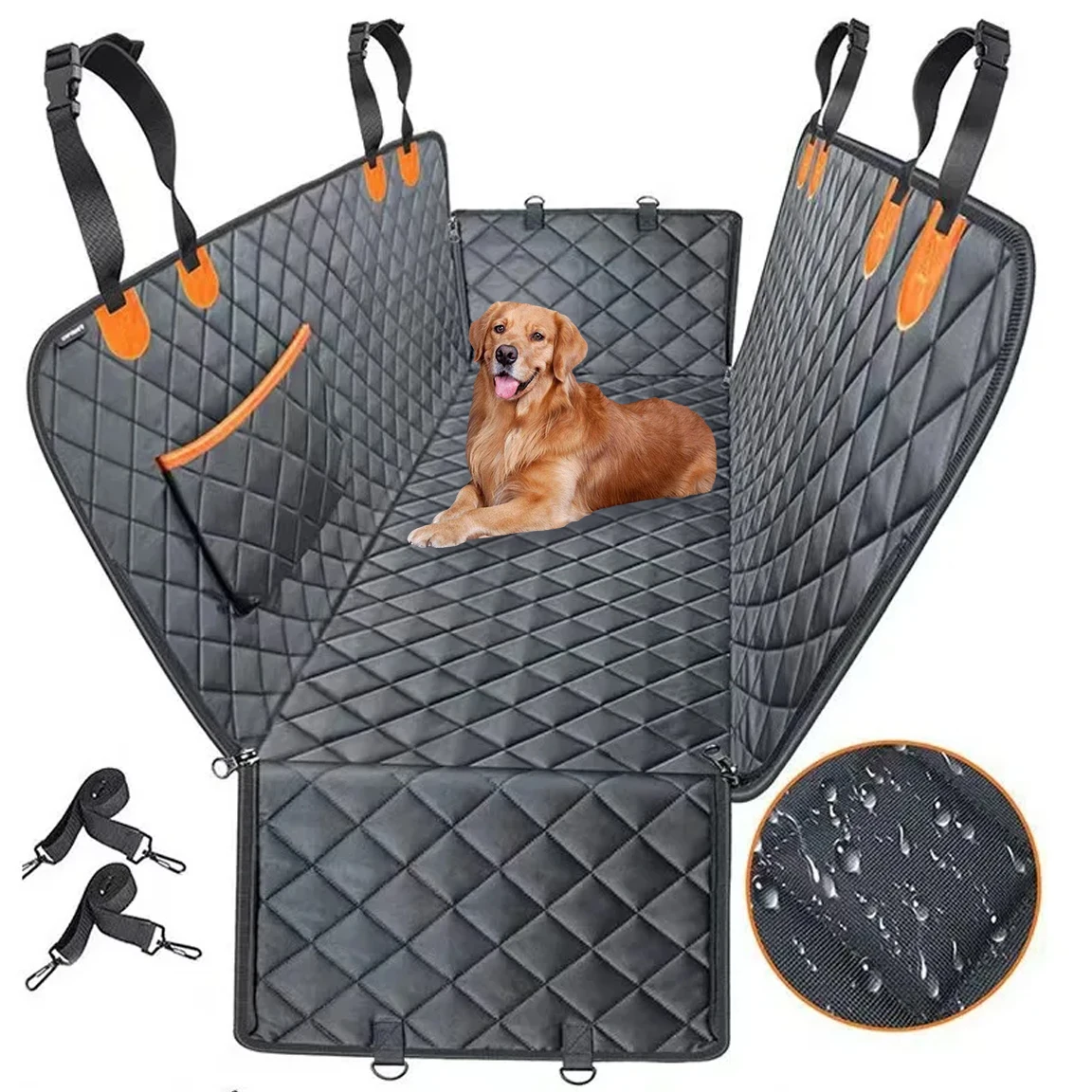 Waterproof Dog Car Cover Trunk Protection Mat Tear-Resistant Anti-Scratch Pet Cat Carrier Travel Transport Bag Covers Car Seats