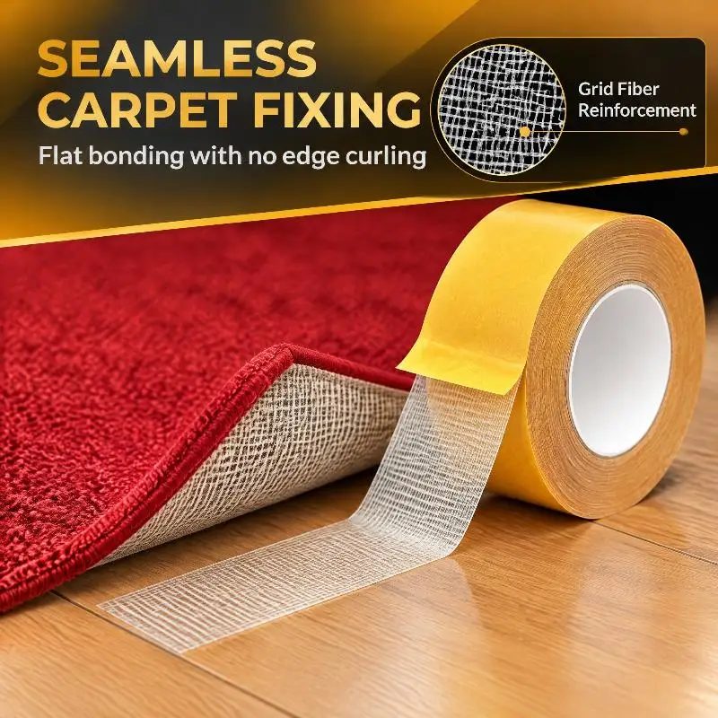 Extra Powerful Double Sided Adhesive Super Strong Double Sided Tape Non-slip Waterproof Translucent Mesh Tape Kitchen Bathroom