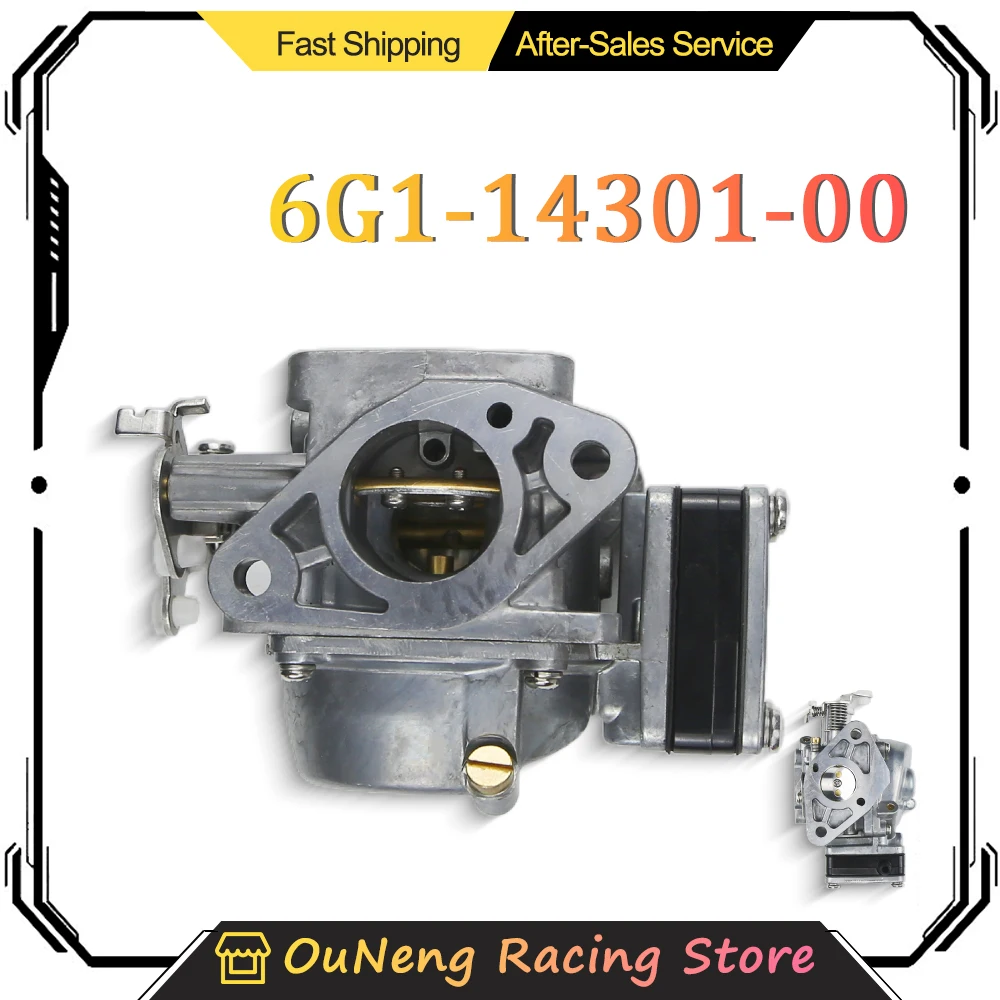 

6G1-14301 Carburetor for Yamaha 2 Stroke 6HP 8HP Outboard Motor 6G1-14301-00 6G1-14301-01 6N0-14301-10 6N0-14301-20