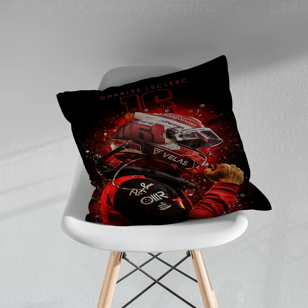 F1 الفورمولا 1 المتسابق أسطورة L-Lewis H-Hamilton شخصية وسادة غطاء غرفة نوم الاطفال البرية ديكور الحفلات المخدة عيد ميلاد الطفل