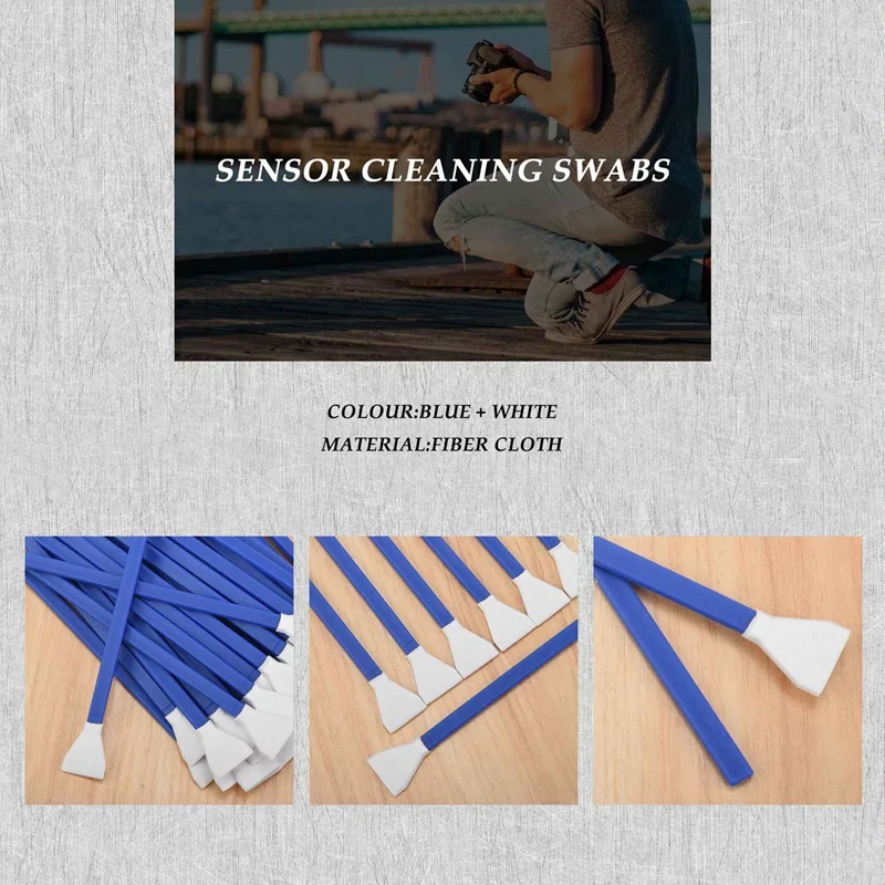 DSLR Or SLR Digital Camera APS-C Sensor Cleaning Swabs (40 Swabs, No Sensor Cleaner)