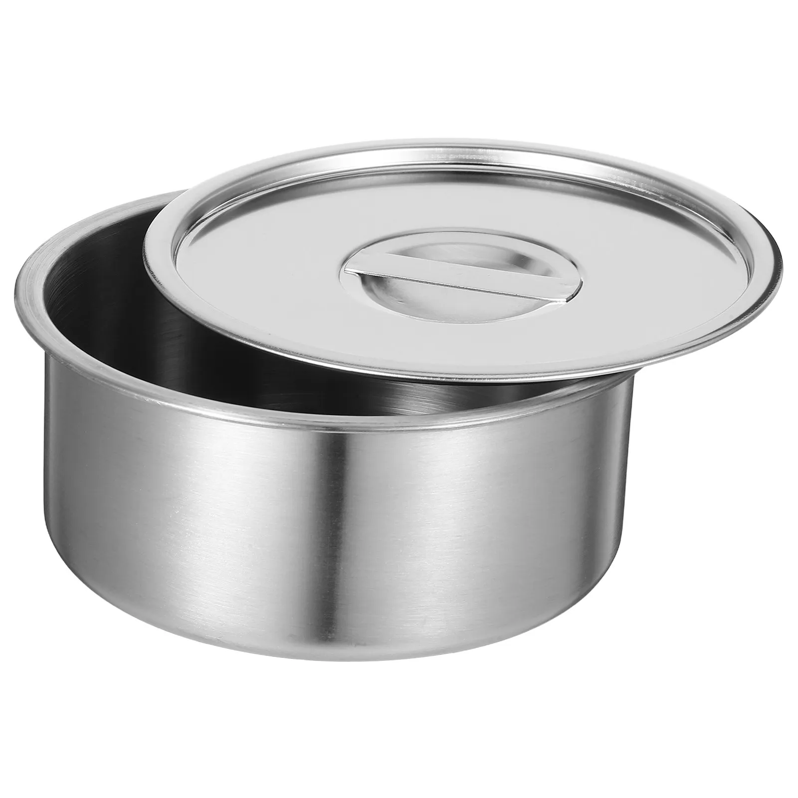 Stainless Steel Steamed Egg Bowl Lid Food Container Soup Dessert Dinner Meal Prep Kitchen Camping Outdoor 14Cm