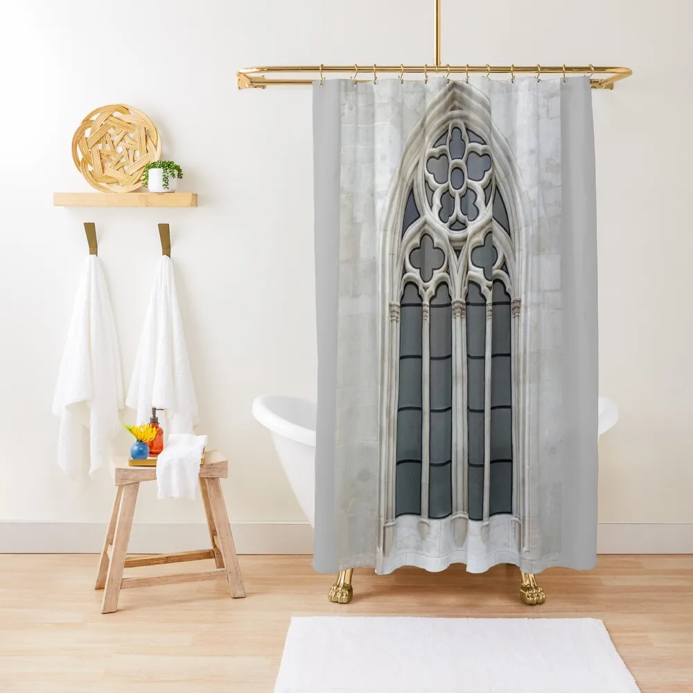 

Gothic-window Shower Curtain Shower Bathroom Elegant Bathroom Waterproof Bath And Anti-Mold Shower For Bathrooms Curtain