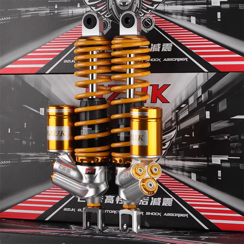 New P60 High Quality Rear Hydraulic Shock Absorber Aluminium Alloy Adjustable Length 335/360MM for PCX160/Xmax300 General