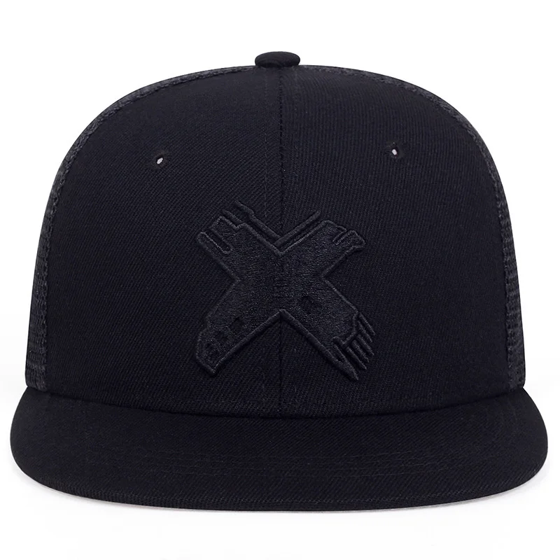 Unisex Simple Letter X Embroidery Hip-hop Hats Spring Autumn Outdoor Adjustable Casual Baseball Caps Sunscreen Hat