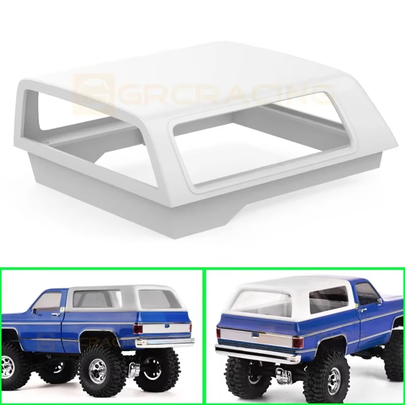 

1 шт., белая крышка корпуса с 3D-печатью для 1/18 RC Crawler TRX4M Chevrolet K10, обновленные детали