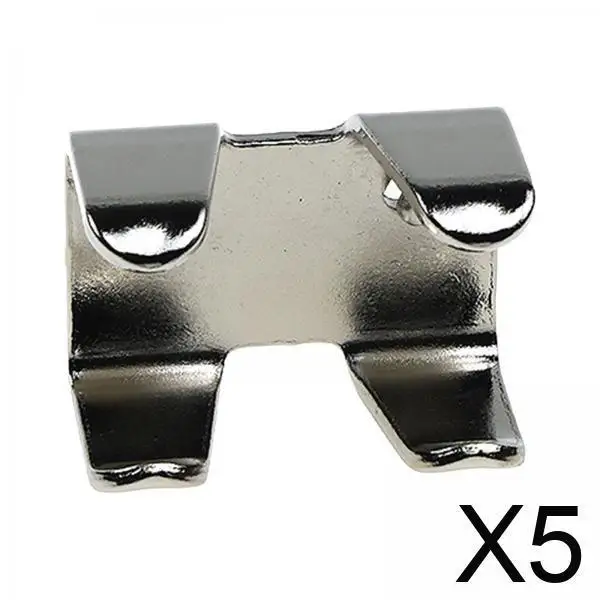 27mm Iron Plated Double Rope Clamp Strong Metal Clip for Steel Buckles Chains and Round Braided Ropes