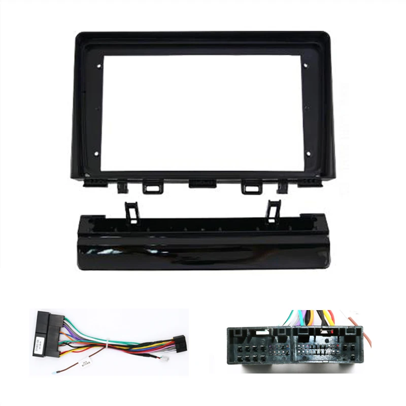 9 Inch 2 Din Auto Radio Frame For 2019 KIA RIO Car Player DVD Dashboard Audio Panel Mount Installation Fascia Frame