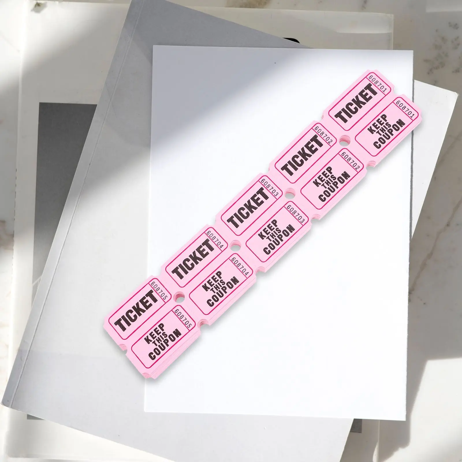 100pcs Raffle Tickets Universal Ticket Labels Ticket Game Lottery Tickets Raffle tickets Events Tickets Events Labels Tickets