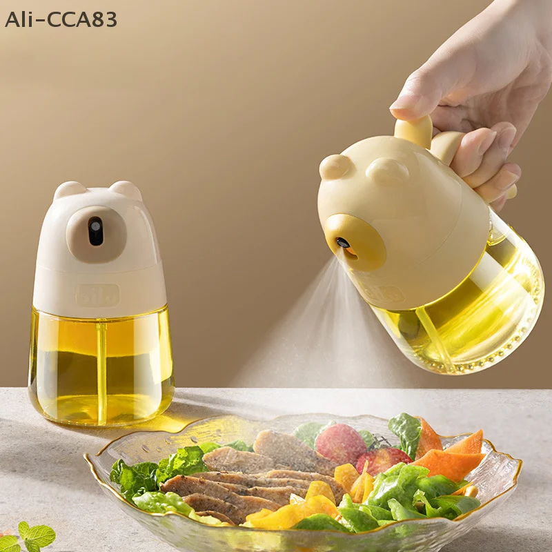 

Press Type Glass Oil Spray Oil Bottle Spray Oil Dispenser Oil Jar BBQ Kitchen Baking Roasting Picnic Kitchen Toolglass Oil Spray