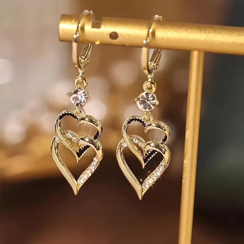 2PC Women's Fashion Geometric Spiral Earrings Jewelry Accessories Suitable for Date, Party, Festival Gifts