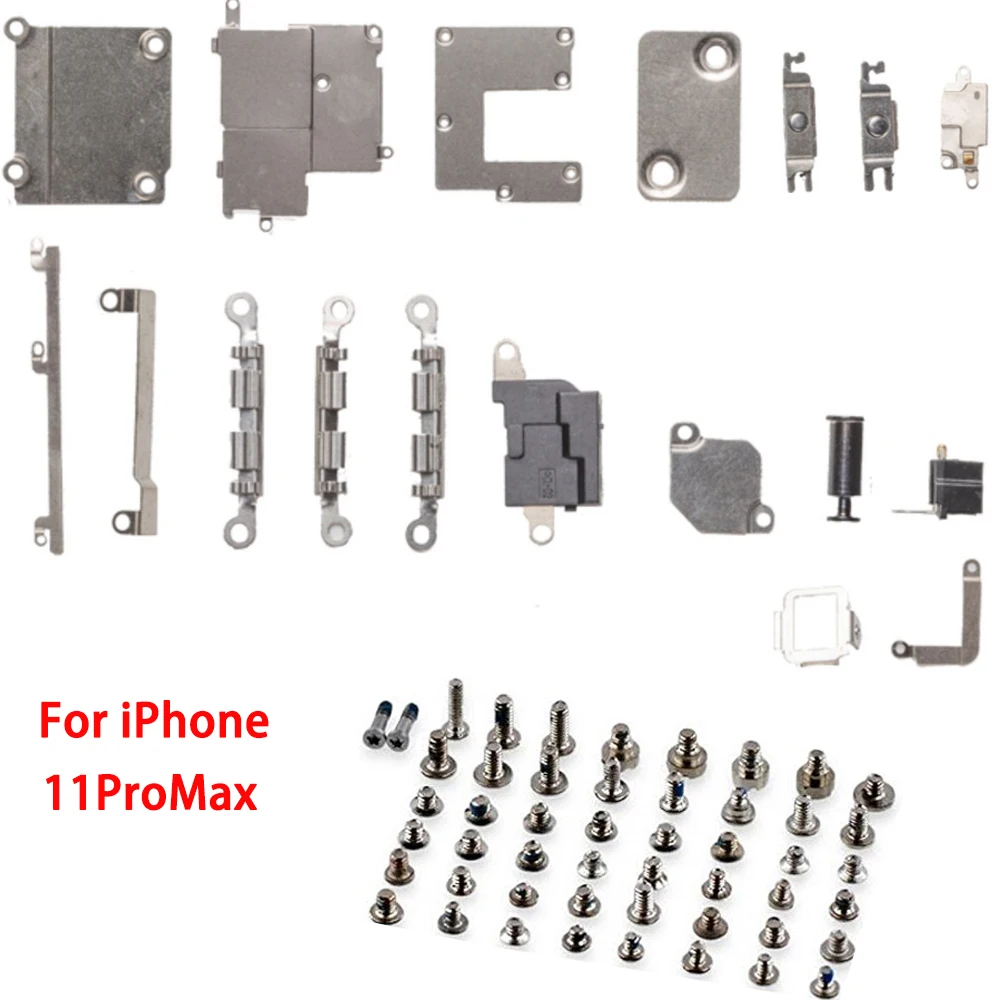 Inside Metal Bracket Holder Kit With Full Set Screws Replacement For iPhone 11 Pro Max Small Parts