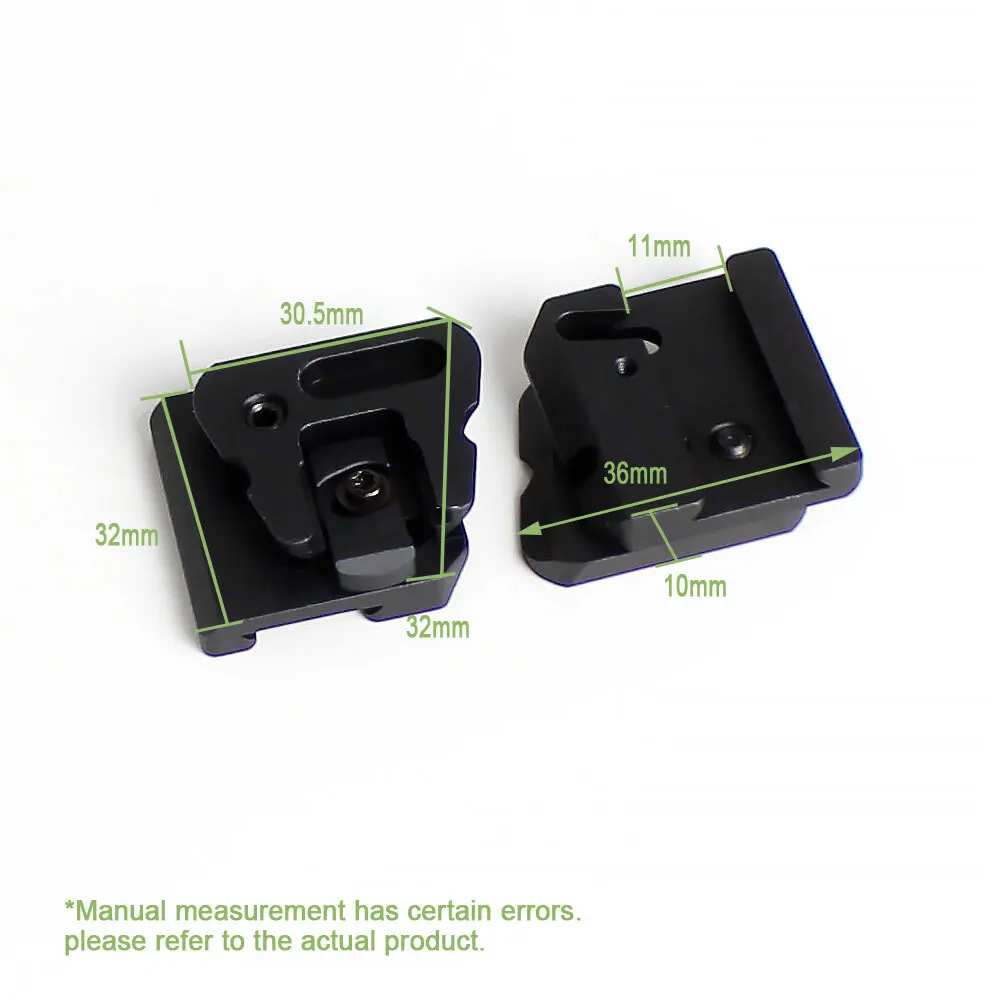 US Warehouse SOTAC GEAR NVG Dovetail Shoe Set K-clip Adapter KVC Universal Bridge NVG Mount Monocular