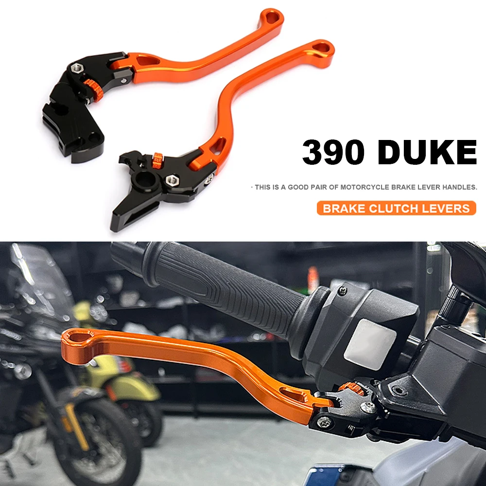 

New Motorcycle Accessories Orange Brake Clutch Levers Kit For 390DUKE 390 duke DUKE 390Duke 390 Duke 2024