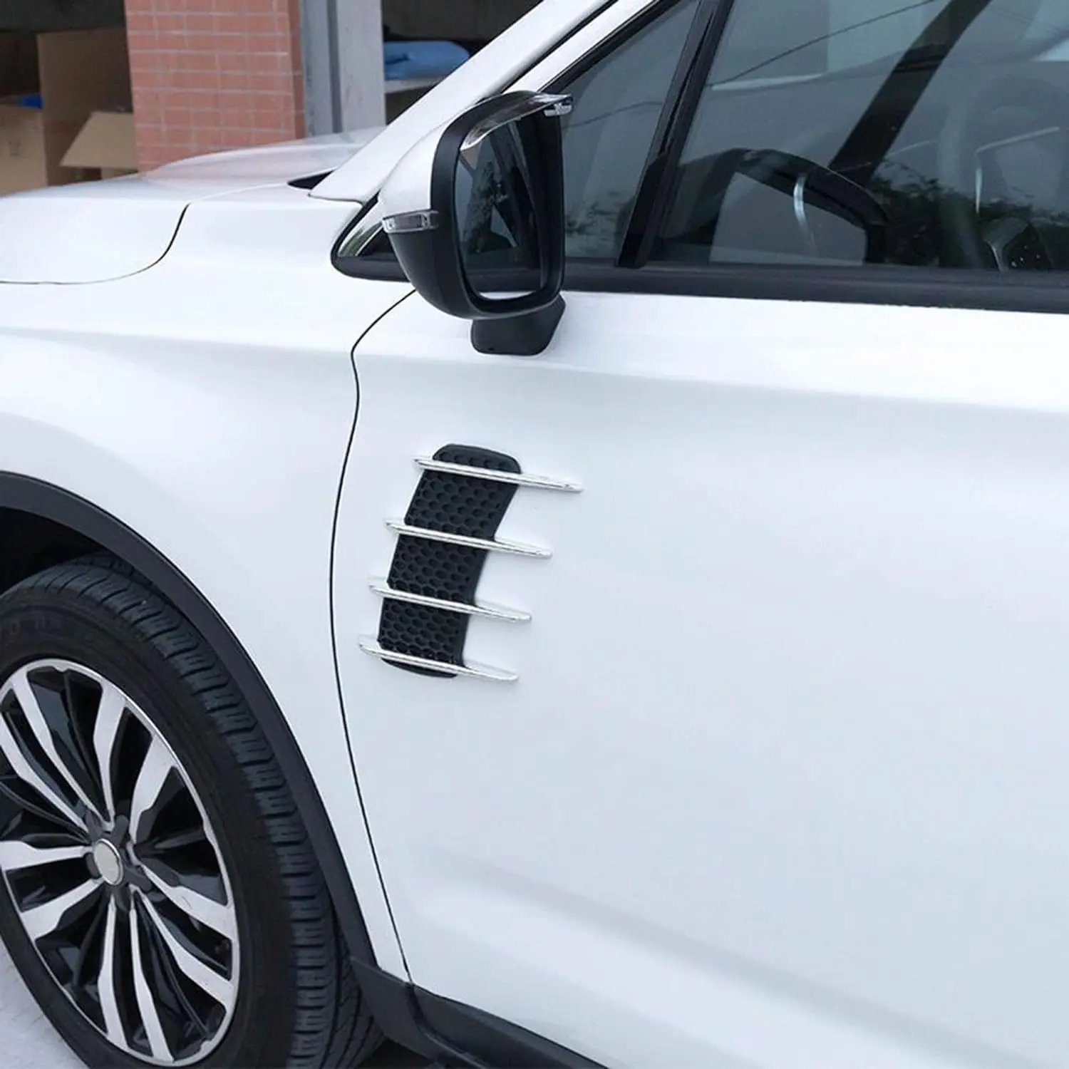 Universal Car Side Air Vent Decor Sticker, Simulation Shark Gills Trim for Stylish Exterior Modification