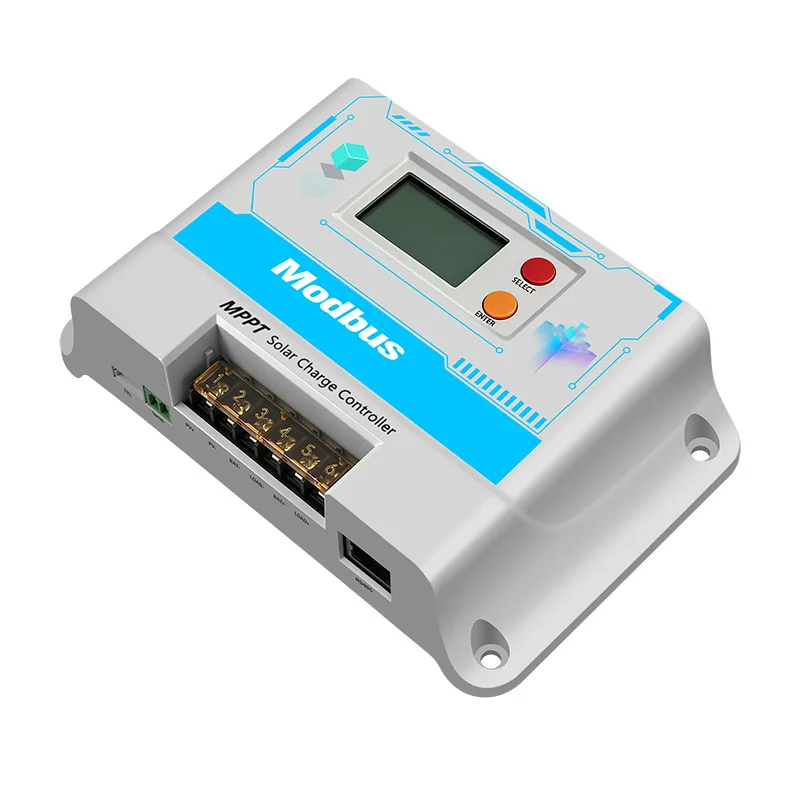 RS485 MPPT Solar Charge Controller 12V 24V Universal TTL Interface MODBUS Protocol Battery Regulator for Home RV System