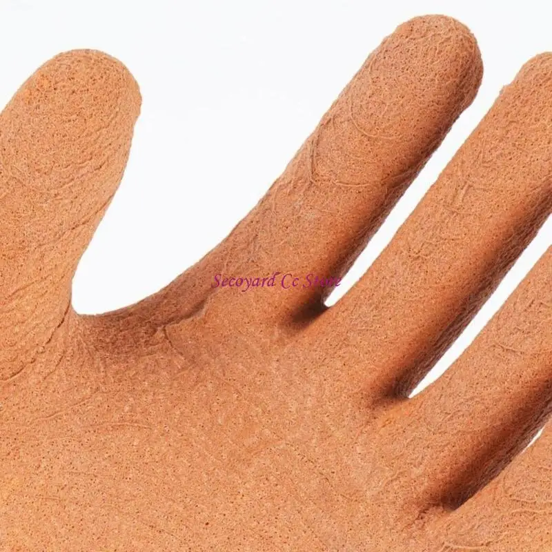 N3UC Cold Weather Work Gloves Thickened Thermal Lining Nonslip Grip Ergonomic Fit For Construction Warehouse Outdoor Use 2pcs