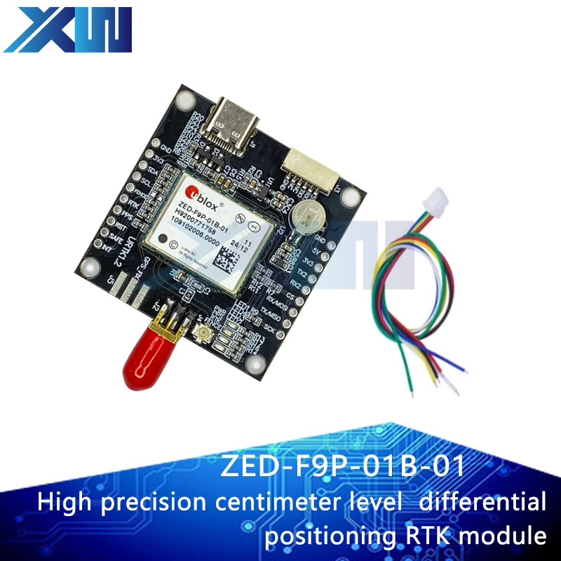 ZED-F9P-01B-01 RTK Differential Centimeter-level Positioning Module GPS Navigation Module New Supply Receiver UM980